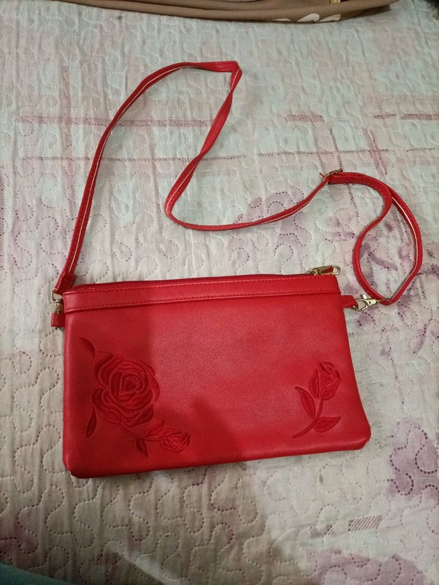 Bolso bandolera rojo
