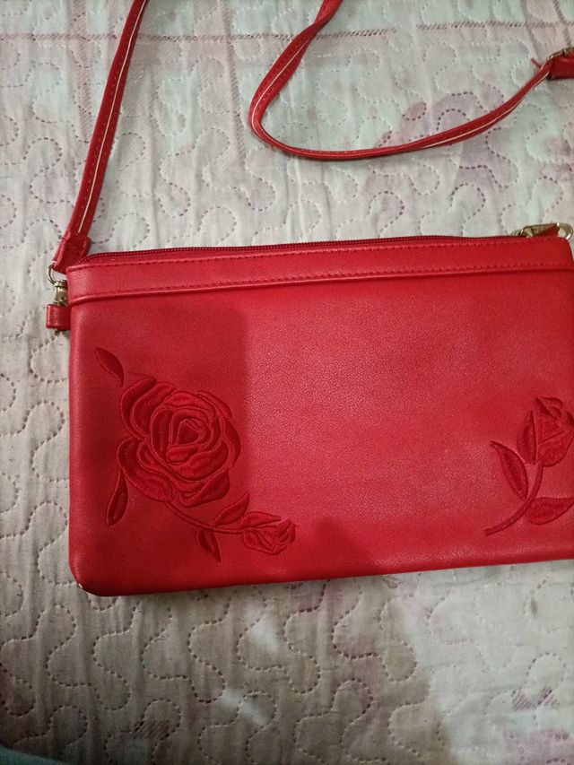 Bolso bandolera rojo