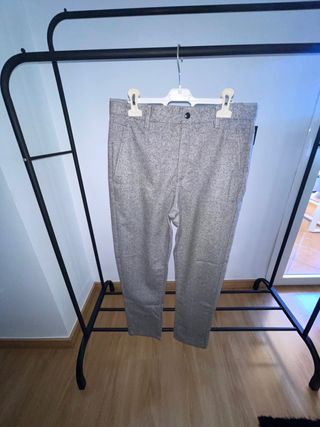 Pantalones Zara grises vestir
