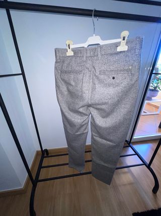 Pantalones Zara grises vestir