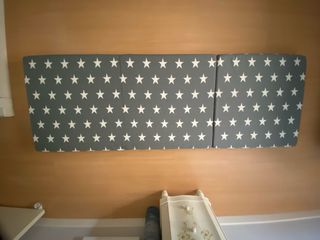 Colchoncillo plegable infantil - Estrellas blancas