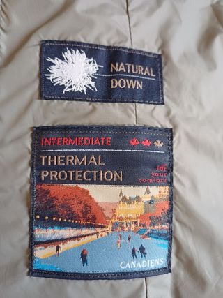 Piumino Canadiens color bronzo