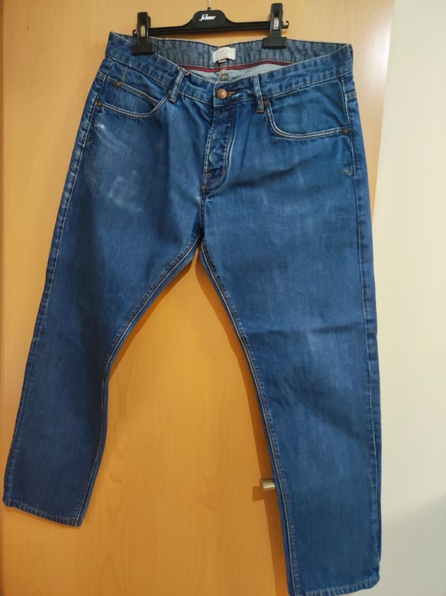 Vaqueros hombre - Azul - Largo