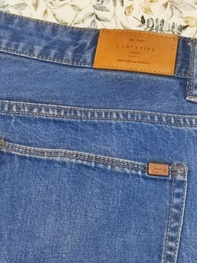 Vaqueros hombre - Azul - Largo