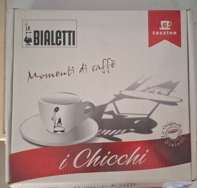 6 Tazas Espresso Bialetti