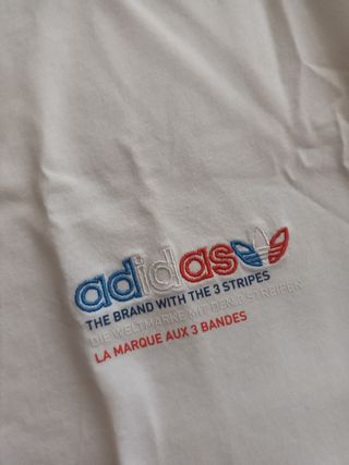 Camiseta Adidas blanca manga corta