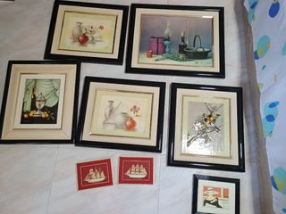 Cuadros vintage - 7 piezas