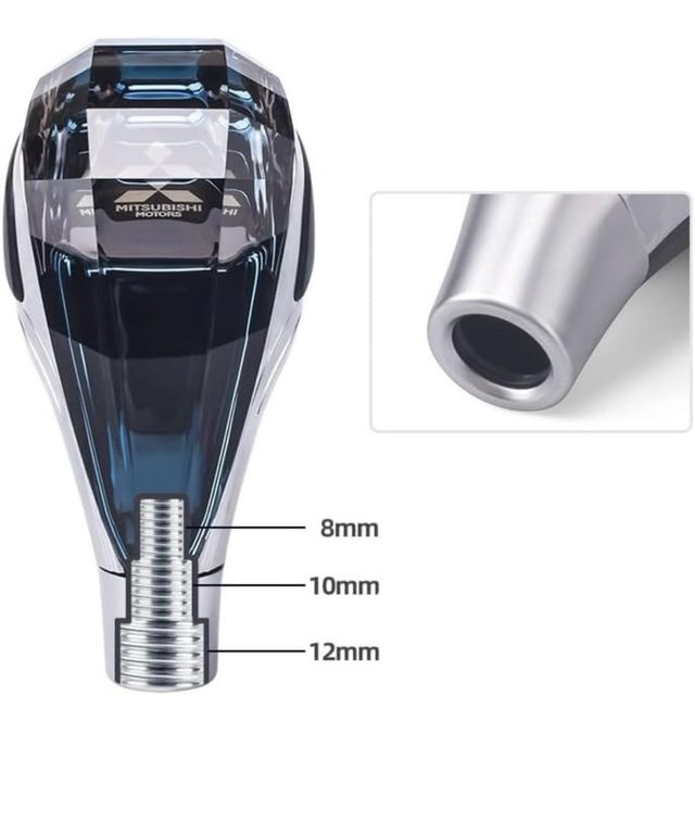 Pomo palanca cambio Mitsubishi cristal