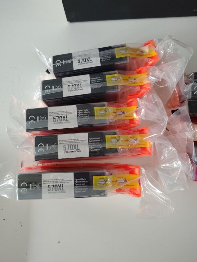 Cartuchos570/571 compatibles para impresora Canon.