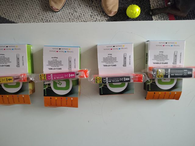 Cartuchos570/571 compatibles para impresora Canon.