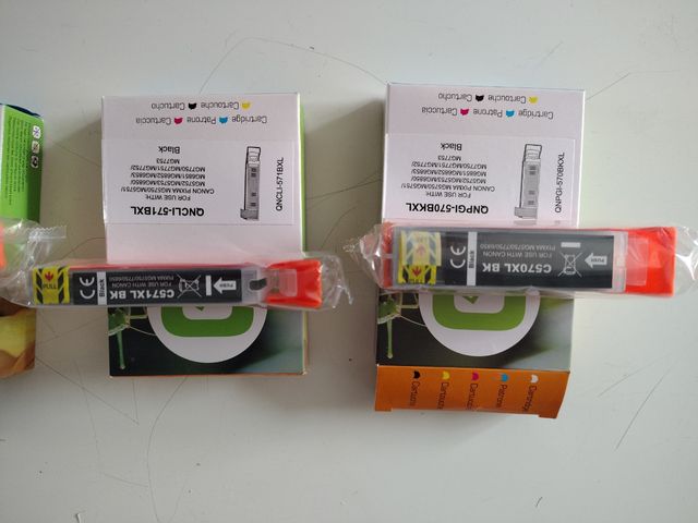 Cartuchos570/571 compatibles para impresora Canon.