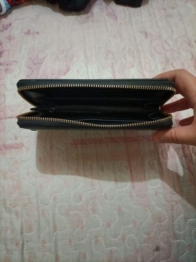 Monedero negro - cartera