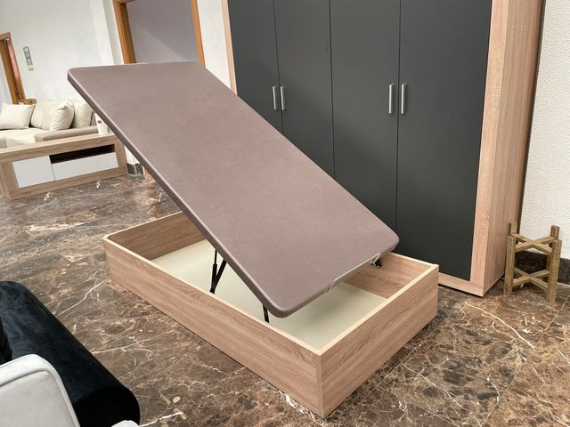 Canapé abatible madera 90x190cm + envio