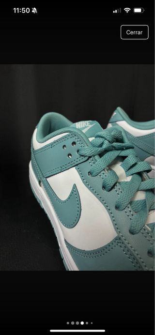 Nike Dunk Low - Zapatillas Teal/Blanco