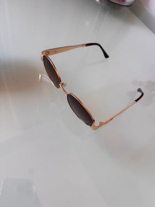 Gafas sol D.Franklin redondas doradas