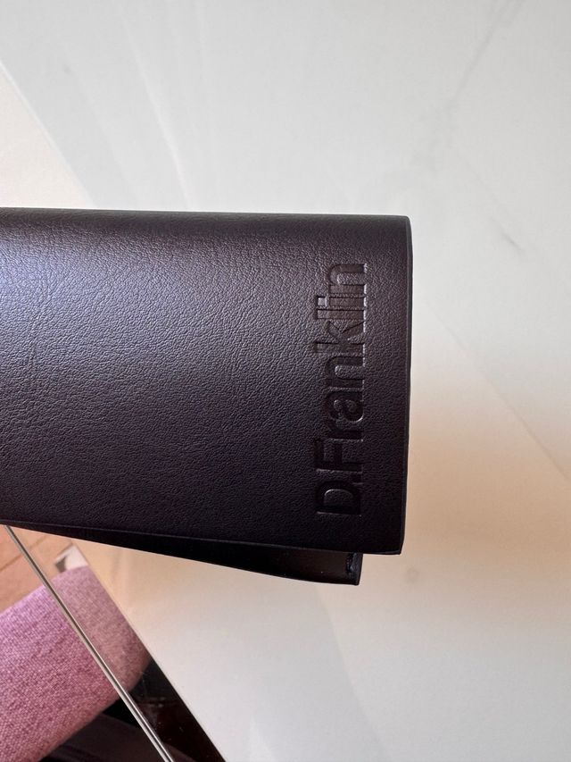 Gafas sol D.Franklin redondas doradas