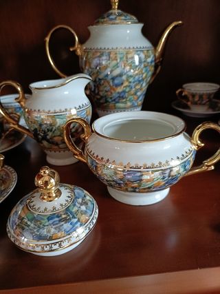 Juego de café antiguo porcelana