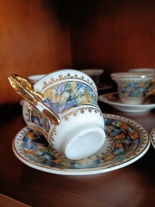 Juego de café antiguo porcelana