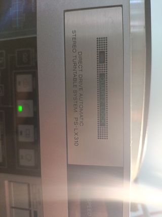 [Z] Tocadiscos Sony PS-LX310 plateado