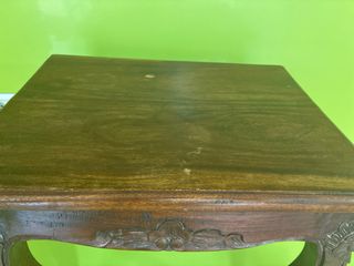 Mesa auxiliar madera caoba