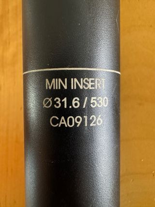 Tija telescópica 31.6 200mm