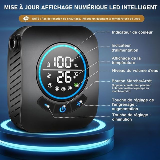 Bomba Agua Portátil Camping IPX8