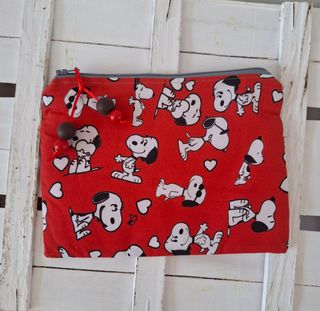 Funda Snoopy - roja y blanca