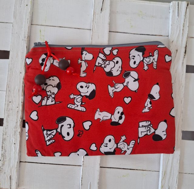 Funda Snoopy - roja y blanca