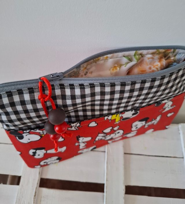 Funda Snoopy - roja y blanca