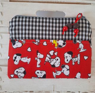 Funda Snoopy - roja y blanca
