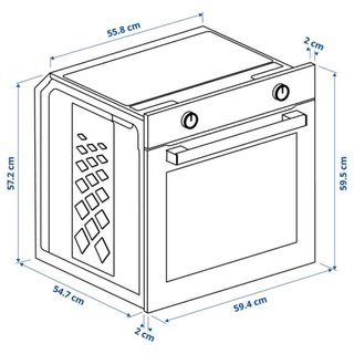 Horno Ikea blanco - 250°
LAGAN