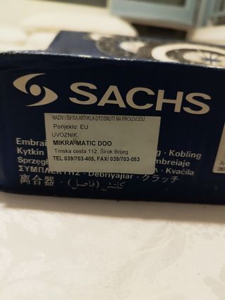Embrague Sachs Golf GTI