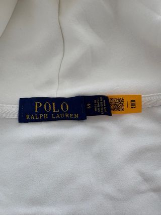 Sudadera Polo Ralph Lauren blanca