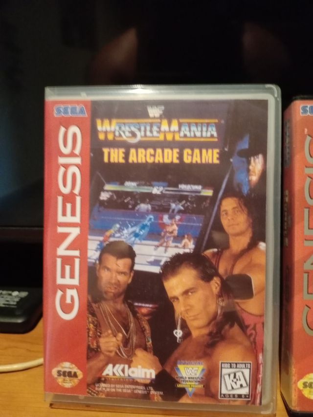 2x Juegos WWF Genesis: Wrestlemania & Royal Rumble