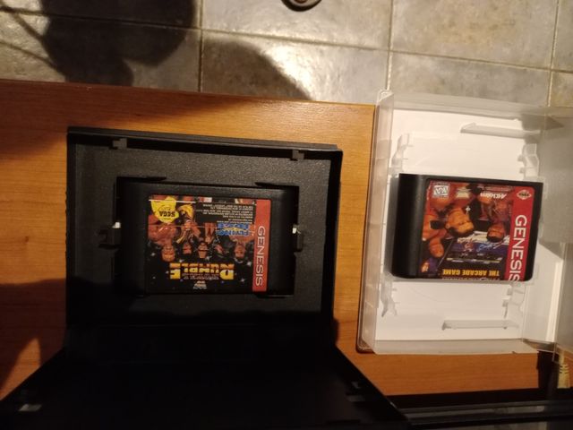 2x Juegos WWF Genesis: Wrestlemania & Royal Rumble
