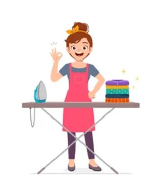 Te plancho en tu casa o en la mia!