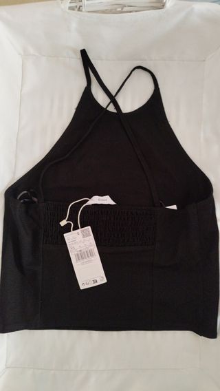 Top negro halter