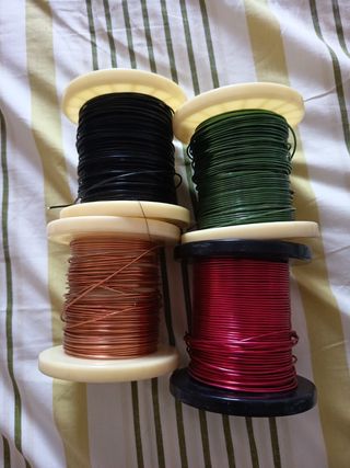 Alambre Aluminio (1,5mm): 4 rollos