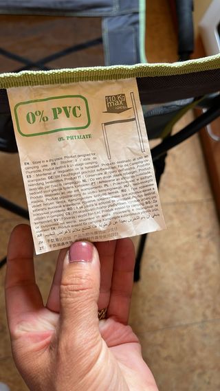 Silla Camping Quechua Plegable