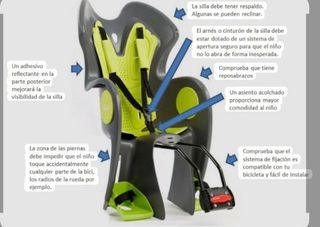 Sillita bicicleta BTWIN niño