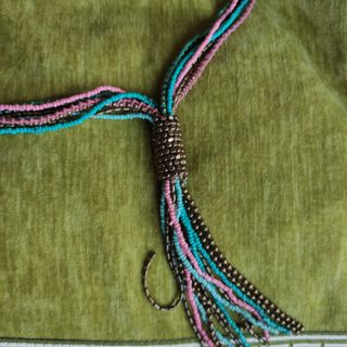 Collar multicolor flecos