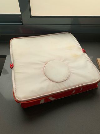 Nevera portátil plegable roja