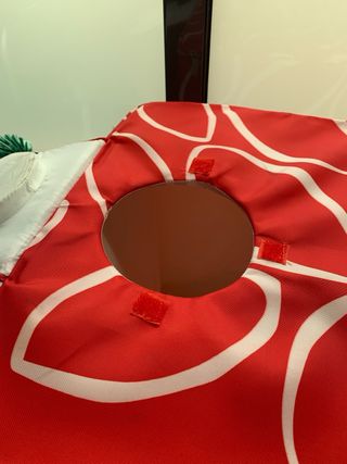 Nevera portátil plegable roja