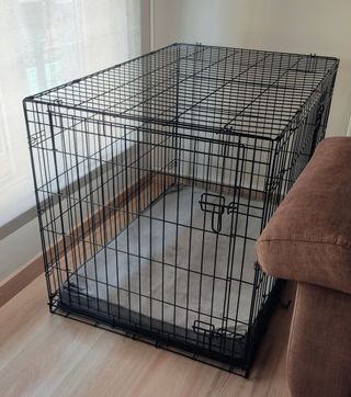 Jaula metálica perro grande - Negra