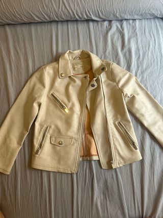 Chaqueta Zara Girls beige talla 8