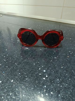 Gafas sol rojas | Retro