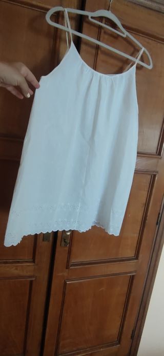 Camisón blanco vintage