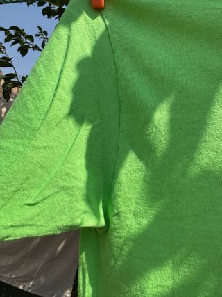 Camiseta verde manga corta