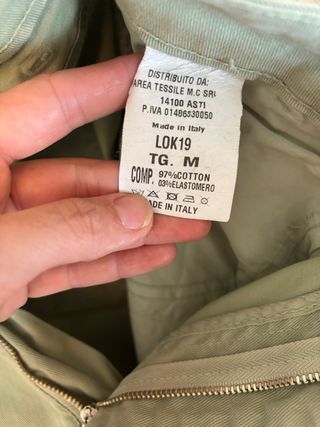 Jeans Lokita verde oliva