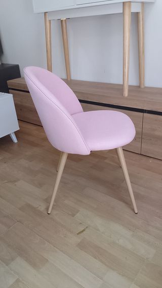 Silla rosa - Moderna y elegante